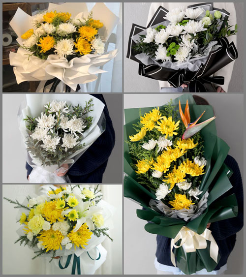 贵州毕节市纳雍县中岭镇骔岭社区白事花束代送